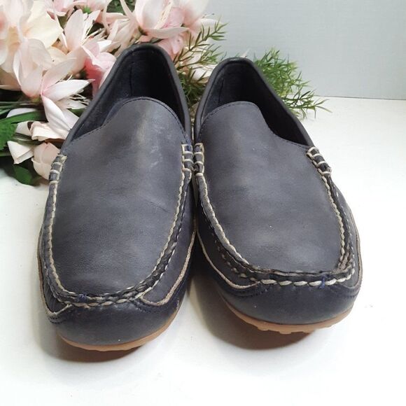 Allen Edmonds Interstate Men\'s size 9D Grey Leather Loafer Shoes main image 11